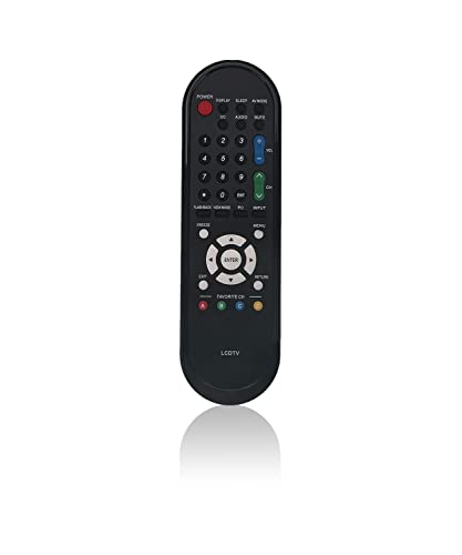 JISOWA Replacement Remote Control Universal for Sharp Aquos LCD LED HD TV LC-19D45U LC-32SB24U LC-46SB54U LC-C4655U LC-60LE600U LC-70LE550U LC-C3237U LC-C4677U LC-C5255U LC-C5277U LC-C6077U LC-C6577U