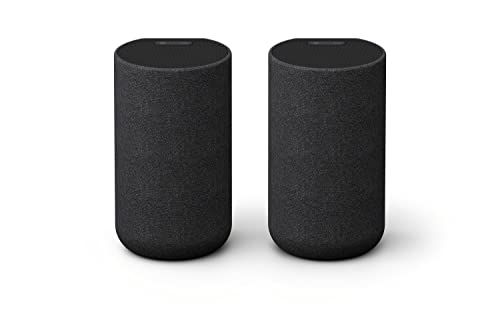 Sony SA-RS5 Wireless Rear Speakers with Built-in Battery for HT-A7000/A5000/A3000 and STR-AN1000,Black