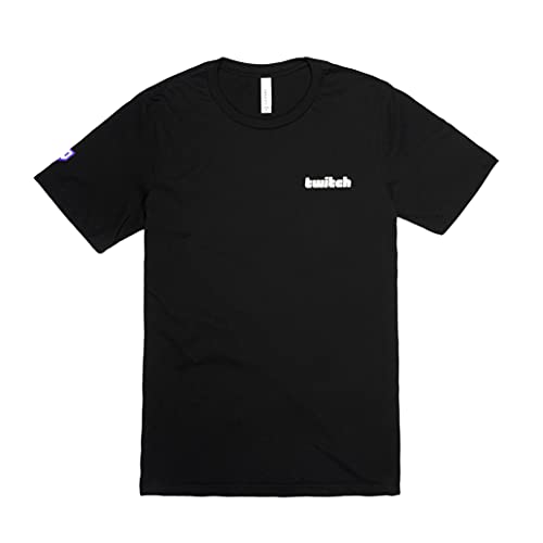 Twitch Wordmark Hit Tee (Black, L)