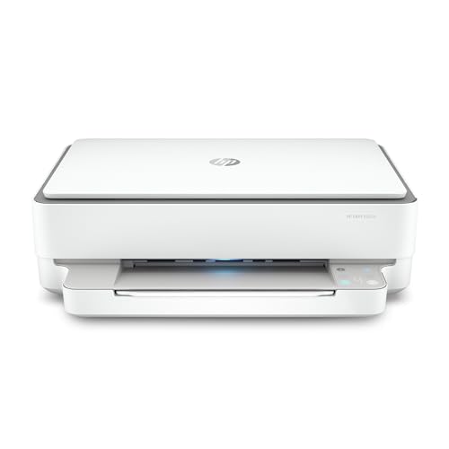 HP ENVY 6055e Wireless Color Inkjet Printer, Print, scan, copy, Easy setup, Mobile printing, Best-for-home, 3 months of Instant Ink included,white