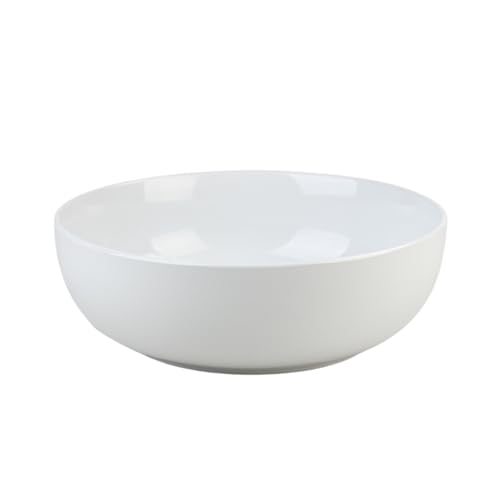 10 Strawberry Street Coupe Stoneware 9.5'/70oz Serving Bowl, White