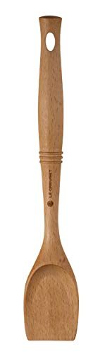 Le Creuset Revolution Scraping Spoon, 12.5' x 2.5', Wood