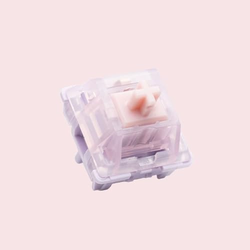 BSUN Bunny Switch, 5Pin Pre-Lubed Linear Switch for Custom Mechanical Keyboard(70PCS)