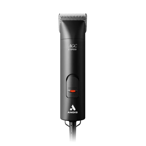Andis 24675 UltraEdge 2-Speed Detachable Blade Clipper – Runs Cool & Quiet, Designed with Two-Speed Rotary Motor & Shatter-Proof Housing - For All Coats & Breeds - 120 Volts, Black