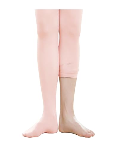 Stelle Girls Tights Ballet Dance Tights Women Ultra Soft Pro Convertible Transition Tights (BP, L)