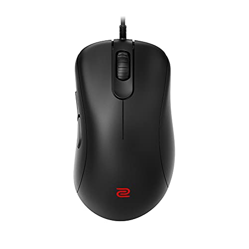 Zowie EC3-C Ergonomic Gaming Mouse | Professional Esports Performance | Lighter Weight | Driverless | Paracord Cable | 24-Step Scroll Wheel | Matte Black | Small Size