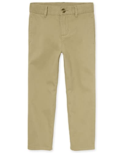 The Children's Place Boys Stretch Chino Pants,Flax Single,5