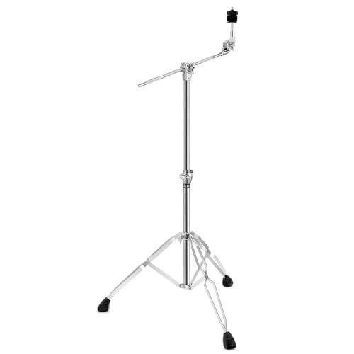 Starfavor Boom Cymbal Stand Double Braced Legs Adjustable Height 22'-49', Heavy Weight Stand for Sturdiness with Non-Slip Rubber Feet ( ST 800)