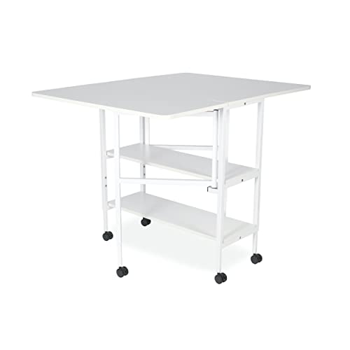 Arrow Dixie Adjustable Cutting Table - White