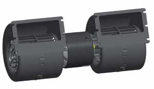 Spal USA 30003110 Double Wheel 12 Volt Blower 008-A45-02