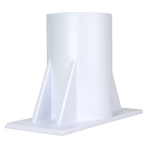 Sun2Solar Replacement Fixed Foot for The Above Ground Plastic Solar Cover Reel | White
