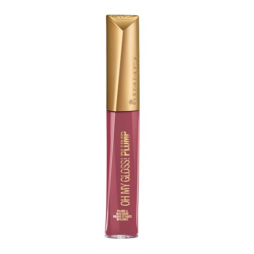 Rimmel Stay Plumped Lip Gloss, 211 Mauve Mama, Pack of 1