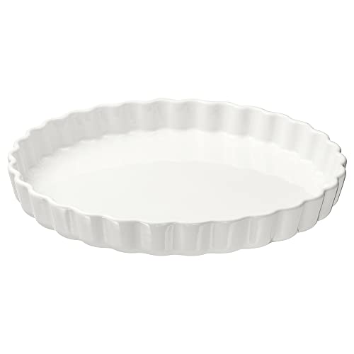 Ikea VARDAGEN Pie Dish, 32 cm, Off-White