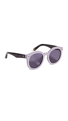Karen Walker Women's Super Duper Strength Sunglasses, Purple, One Size