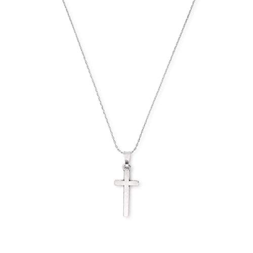Alex and Ani Divine Guides Adjustable Necklace for Women, Cross Pendant, Rafaelian Finish, 28 in