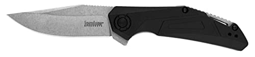 Kershaw Camshaft Folding Pocket Knife, 3-Inch Blade with SpeedSafe Assisted Opening, Liner Lock (1370), Black