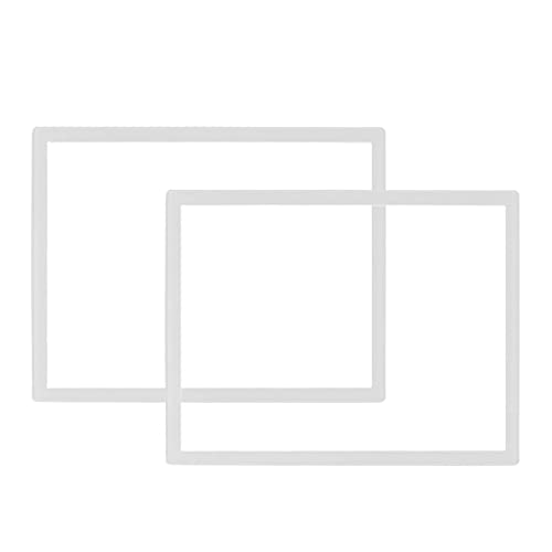 2PCS Replacement Upper LCD Screen Lens Plastic Cover for DS Lite NDSL Console White