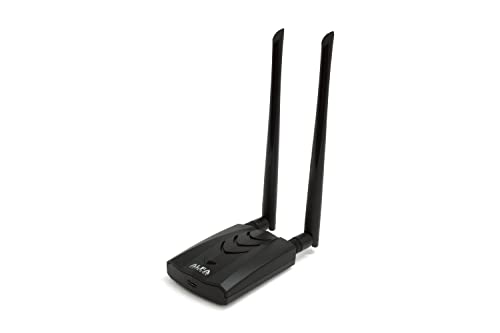 ALFA AWUS036AXML 802.11axe WiFi 6E USB 3.0 Adapter AXE3000, Tri Band 6 GHz, Gigabit Speed up to 3Gbps, TAA Compliant