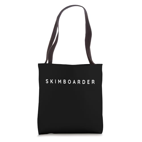 Skimboarders / Modern, Contemporary Font Design Tote Bag