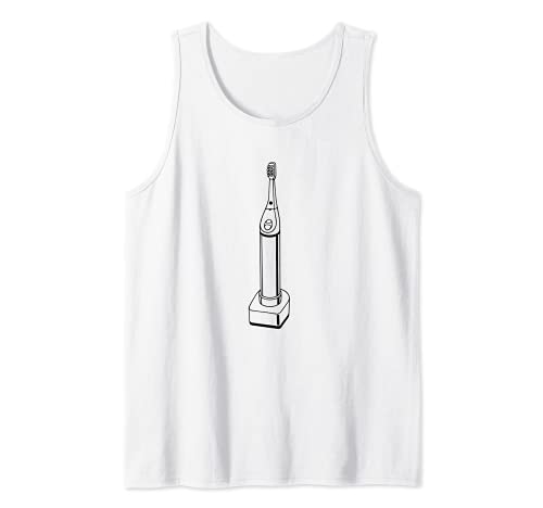 Electric Toothbrush Print Tank Top