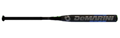 Wilson Demarini 2016 CF8 Fastpitch Bat (-10), Grey/Optic Blue/Optic Green/White, 32'/22 oz