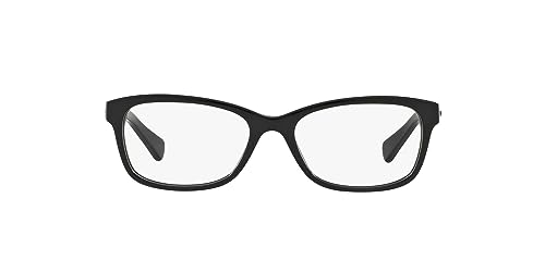 Coach HC6089 Prescription Eyewear Frames, Black/Demo Lens, 51 mm