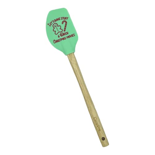 Holiday Spatulas Funny Cute Thanksgiving Xmas Season Cooking Utensils Funny Silicone Scraper for Christmas Holiday With Movie Sayings Xmas Movies