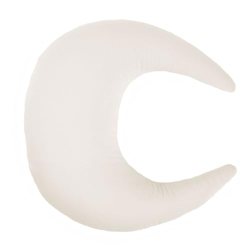 snuggle me Organic Nursing Pillow | Bottle & Breastfeeding Pillow with Organic Cotton Cover & Fiberfill, Machine Washable Feeding Pillow, Newborn Essentials Must Haves (Natural)