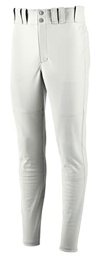 Mizuno Men's Standard Premier PRO Tapered Pant, White, Medium