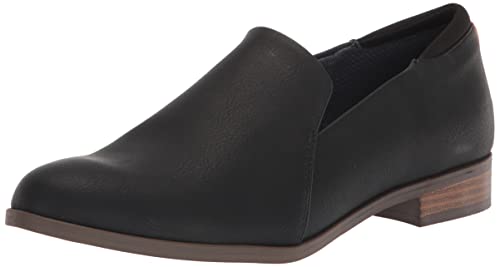 Dr. Scholl's Shoes Women's Rate Loafer Slip On Moc, Black, 7.5