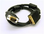 3FT SVGA Super VGA M/M Monitor Cable w/ ferrites (Gold Plated)