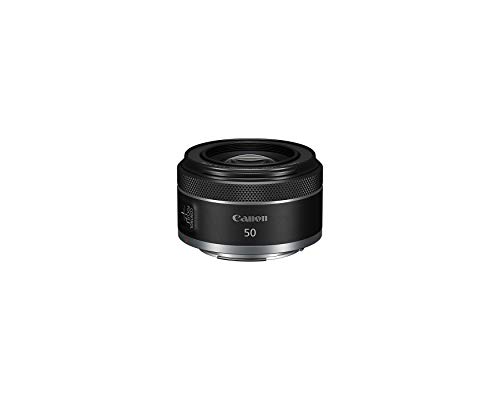 Canon RF50mm F1.8 STM Lens, Fixed Focal Length Prime Lens, Compatible with EOS R Series Mirrorless Cameras, Black