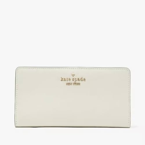 Kate Spade Wallet for Women Madison Large Slim Bifold Wallet, Meringue