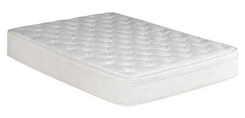 The Bedroom Store 9-Inch Softside Waveless Waterbed Mattress, Tri-Zone Foam Comfort Layer, Plush Micro-Fiber Cover, Enhanced Edge Support, Durable 4-Point Tethering System