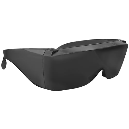 Wise Eyewear Cover-Ups Black Fit Over Sunglasses - Wrap Around Sunglasses - People Who Wear Prescription Glasses in the Sun (Black)