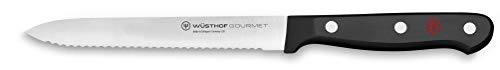 Wüsthof Gourmet 5' Serrated Utility Knife, Silver