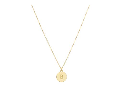 Kate Spade New York Kate Spade Mini Initial Pendant B Gold One Size
