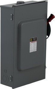 Square D H364NRB, 200A DC Disconnect Fused 3-Pole