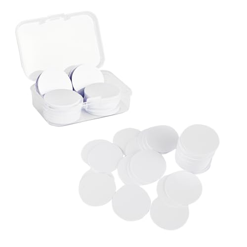 YANZEO 20 Pcs NTAG215 Chip NFC Round Cards NFC 215 RFID Tag with Box Compatible with TagMo and Amiibo, 504 Bytes Memory Fully Programmable for NFC-Enabled Devices