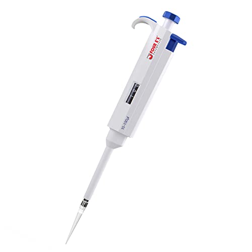 FOUR E'S SCIENTIFIC 10uL-100uL High-Accurate Single-Channel Manual Adjustable Variable Volume Pipettes