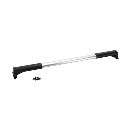 Camco Camper/RV Screen Door Cross Bar | Protects the Screen Door & Allows for Easier Exit from Travel Trailer | Adjusts from 21-5/8-Inches to 28-5/8-Inches (42183), Black