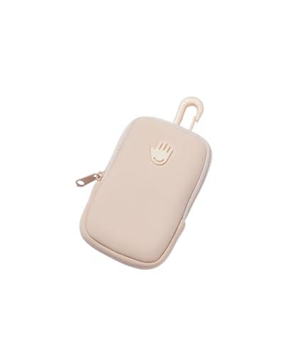 Touchland Touchette Zippered Pouch | Attachable Fashion Accessory with Snap Hook for Power Mist and Glow Mist 1FL OZ | Blush Pink