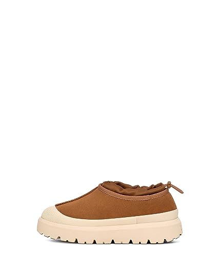UGG Men's Tasman Weather Hybrid Shoe, Chestnut / Whitecap, 10