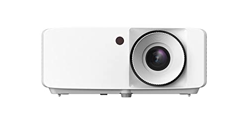 Optoma HZ40HDR Compact Long Throw Laser Home Theater and Gaming Projector, 1080p HD with 4K HDR Input, High Bright 4,000 Lumens for Day and Night Viewing