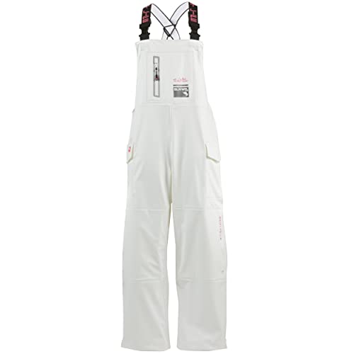 Salt Life Womens Womens Storm Front Fishing Bib, White, Medium