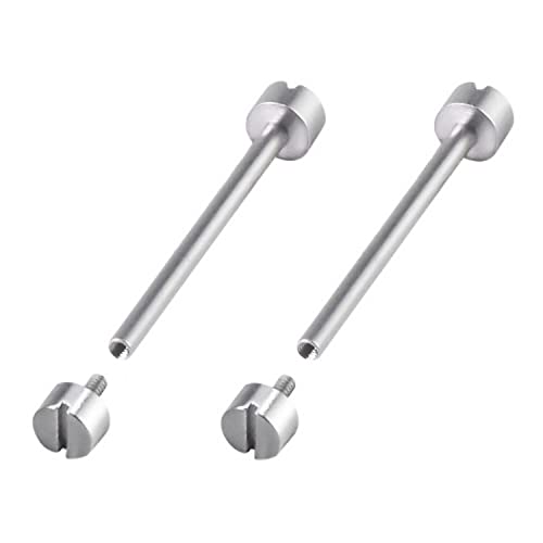 Ewatchparts 2 PCS REPLACEMENT TUBE & SCREW PIN FOR INVICTA WATCH STRAP BAND LUGS S/STEEL