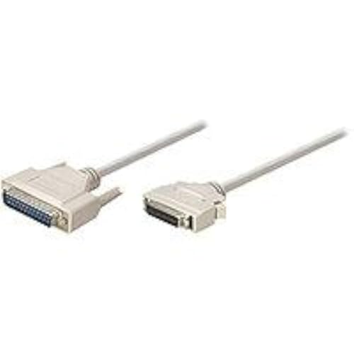 IEEE 1284 AC Micro-Centronics 36 Male to DB25 Male Cable for HP DeskJet & Laserjet Printers (6 Feet)