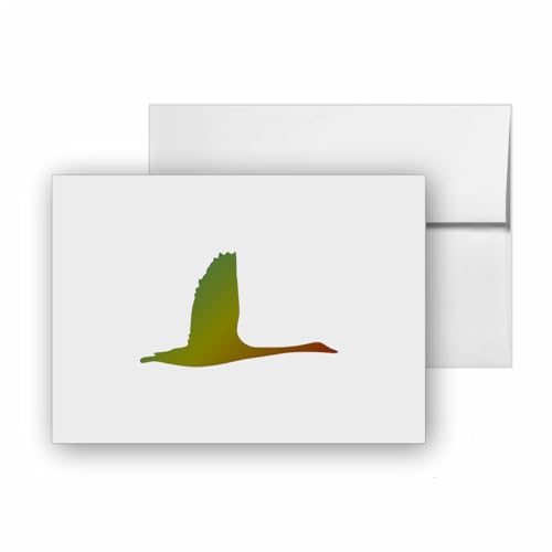 Duck Flying, quality blank cards CC-21828