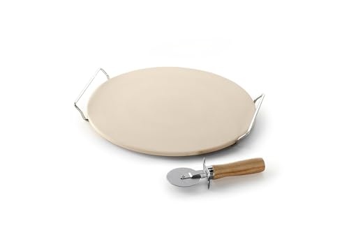 Nordic Ware, Tan Pizza Stone Set, 13 inch diameter