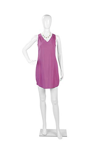 SSWBasics Female Mannequin Glossy White Plastic - Full Body Mannequin Female Display for Retail and Fashion - Female Mannequin Full Body Design Ideal for Window Display and Photography